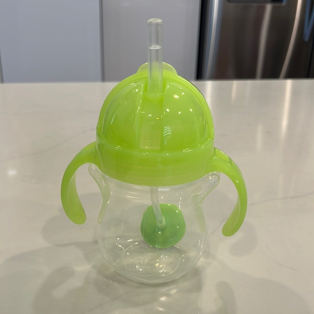 Munchkin 7oz Click Lock Weighted Flexi Straw Cup - Green
